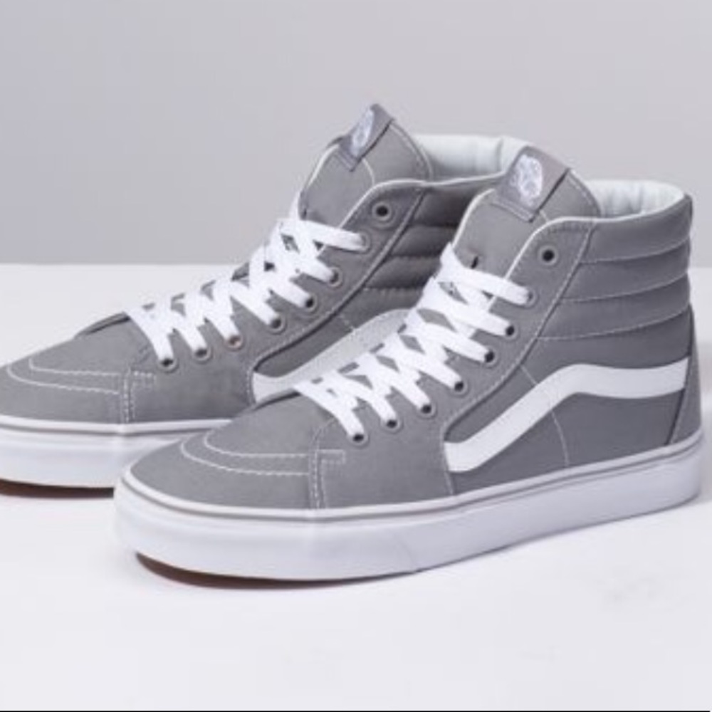 Grey high top vans!!